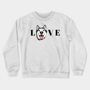 Husky Lovers, Husky Moms, Husky Dads Crewneck Sweatshirt